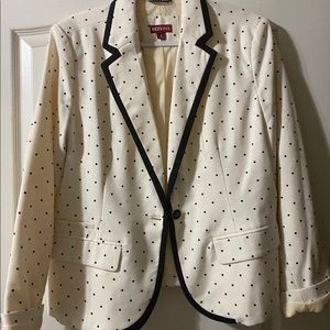 Merona polka dot blazer